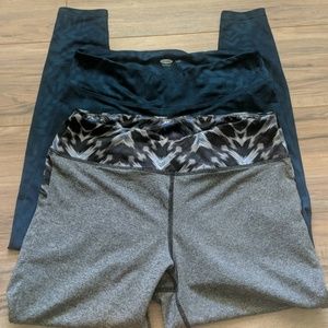 Two pair work out/exercise pants/capris